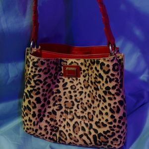 Leopard print purse